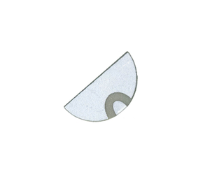 Disque Céramique Piezo Demi Lune